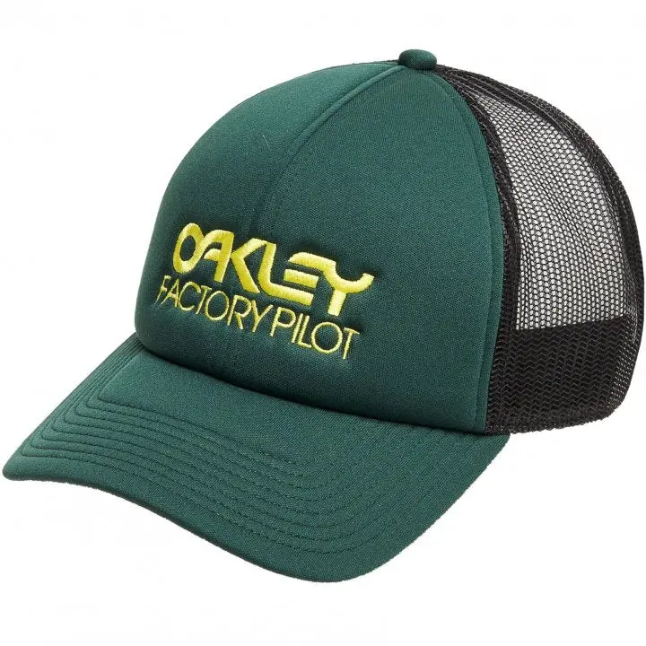 Oakley Factory Pilot Trucker Hat - Hunter Green 1