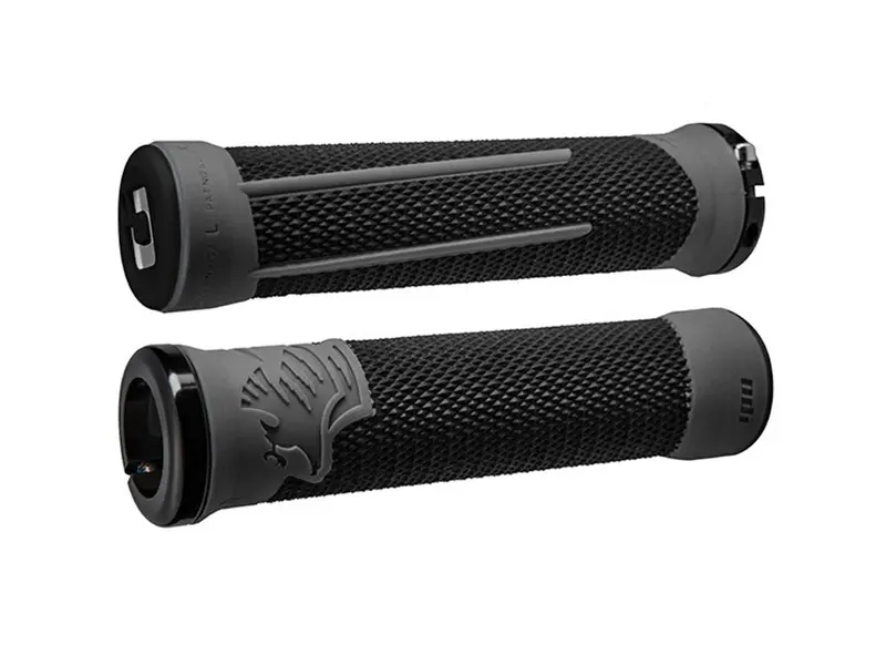 Odi Ag-2 Lock-On Grips - Black-Gray 1