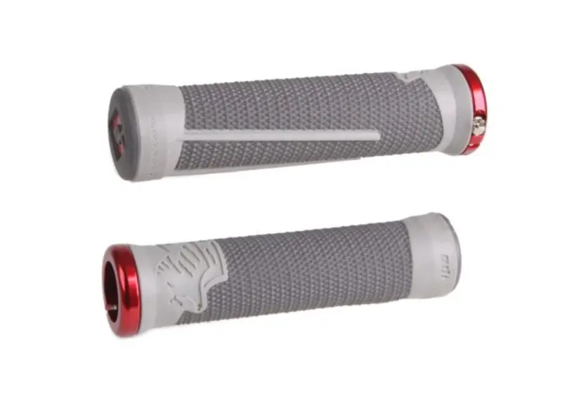 Odi Ag-2 Lock-On Grips - Graphite-Red 1