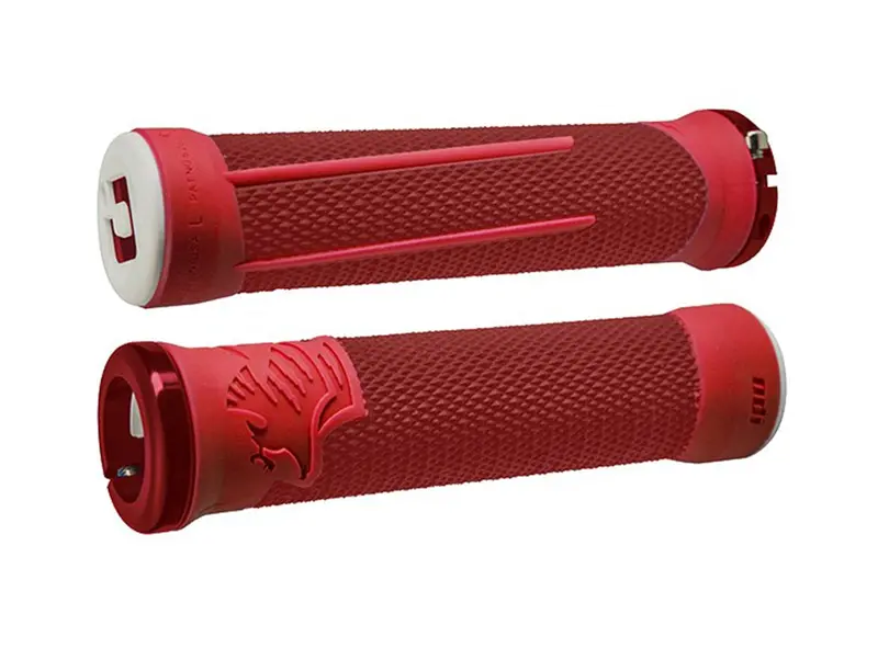 Odi Ag-2 Lock-On Grips - Red-Red 1