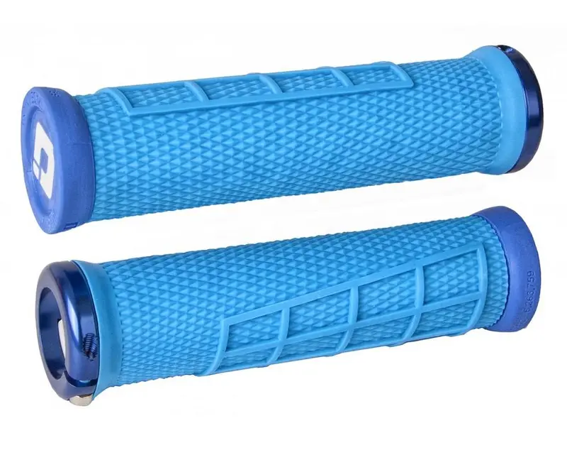 Odi Elite Flow Lock-On Grips - Light Blue 1