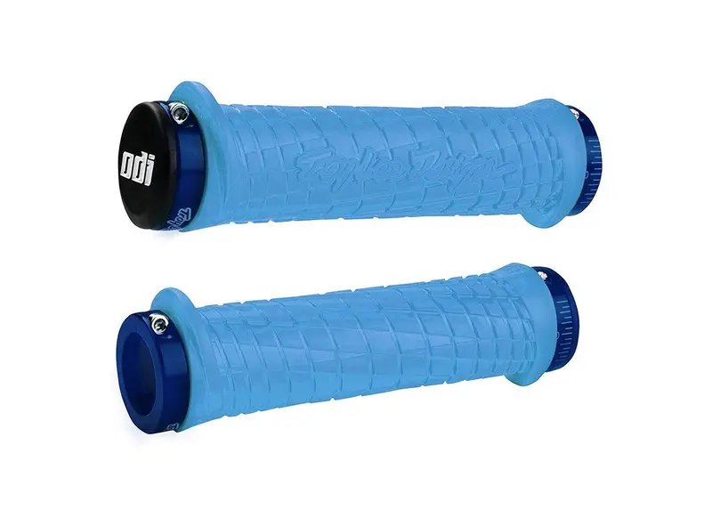 Odi Troy Lee Lock-On Bonus Pack Grips - Aqua 1