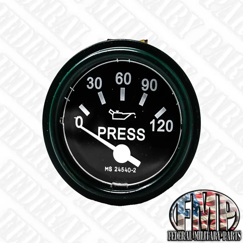 Oil Pressure Gauge 120 Psi Ms-24540-2 M35 Fits M998 Humvee 1