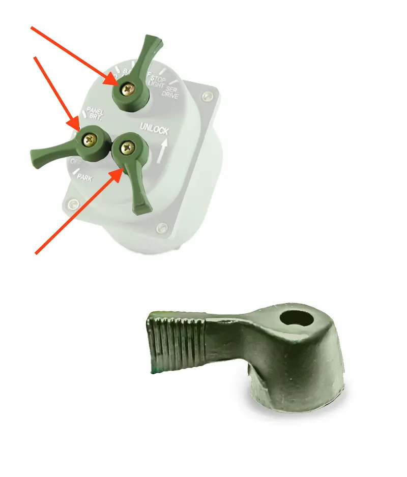 One Lever For Light Switch Fits Humvee 1