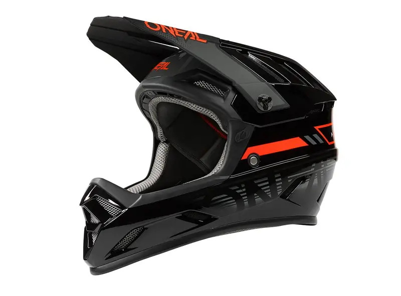 O'neal Backflip Eclipse Full Face Helmet - Black-Gray 1