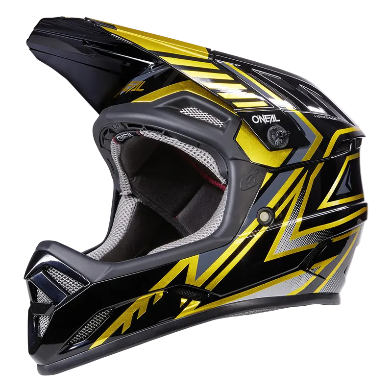 O'neal Backflip Full Face Helmet - Knox - Black-Gold 1
