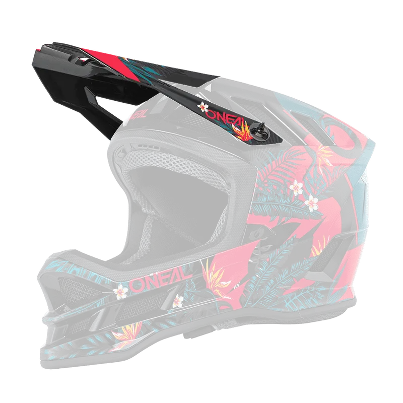 O'neal Blade Polyacrylite Replacement Visor - Rio - Red 1