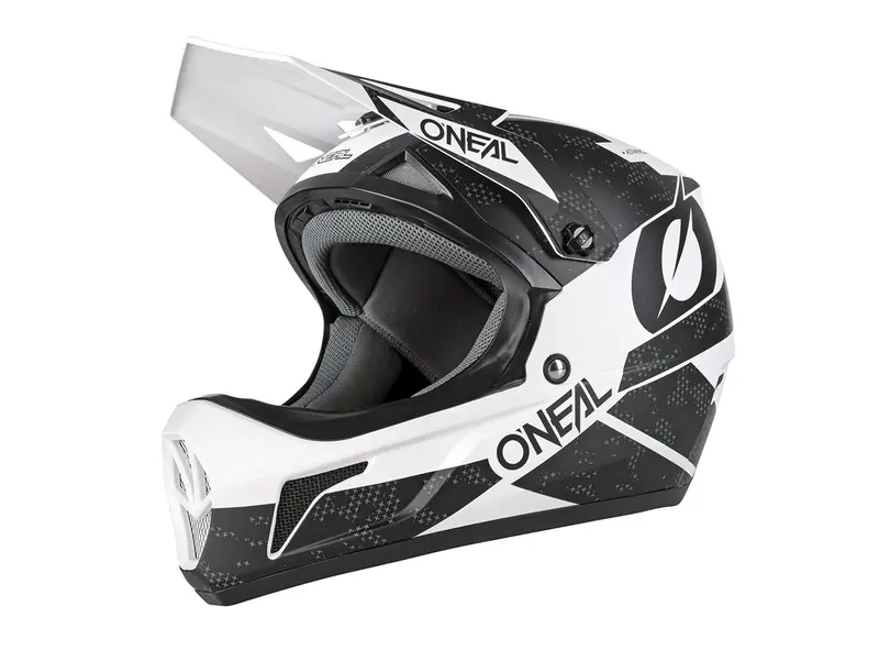 O'neal Sonus Deft Full Face Helmet - Black-White 1