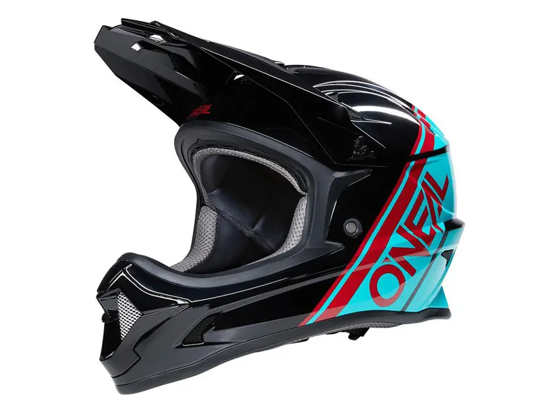 O'neal Sonus Split Full Face Helmet - Black-Teal 1