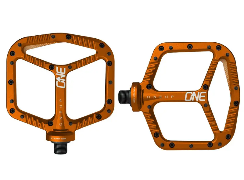 Oneup Aluminum Platform Pedals - Orange 1