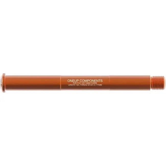 Oneup Fork Thru Axle - Fox 15X110mm Boost - Orange 1