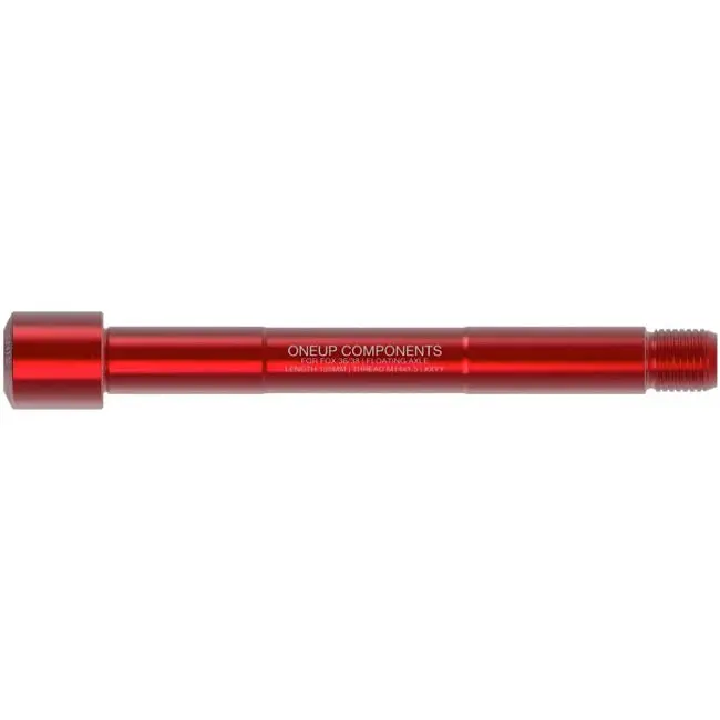 Oneup Fork Thru Axle - Fox Floating 15X110mm Boost - Red 1
