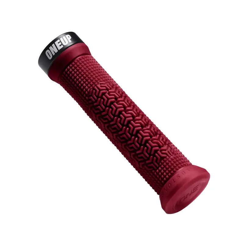 Oneup Jackson Goldstone Lock-On Mtb Grips - Maroon 1