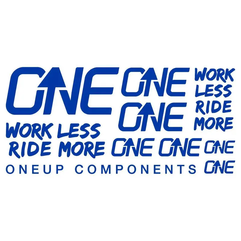 Oneup Riser Bar Decal Kit - Blue 1