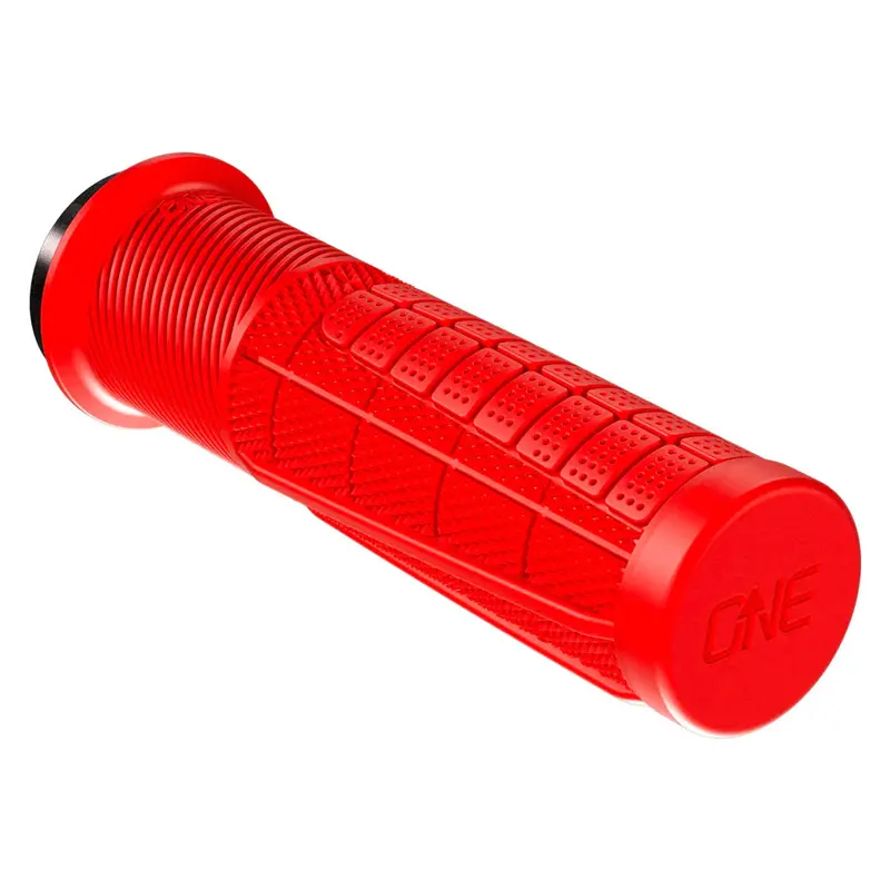 Oneup Thick Lock-On Mtb Grips - Red 1