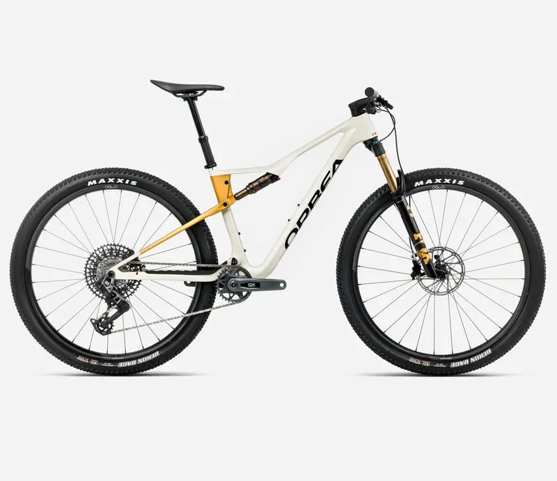 Orbea Oiz M10 Axs 29 - Ivory White-Bumblebee Yellow - 2026 1