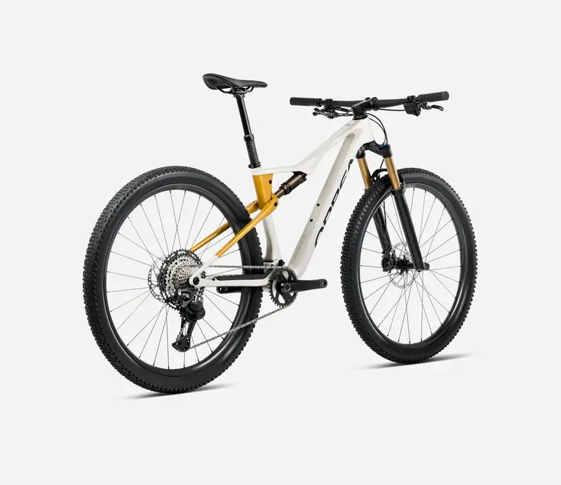 Orbea Oiz M10 Axs 29 - Ivory White-Bumblebee Yellow - 2026 3