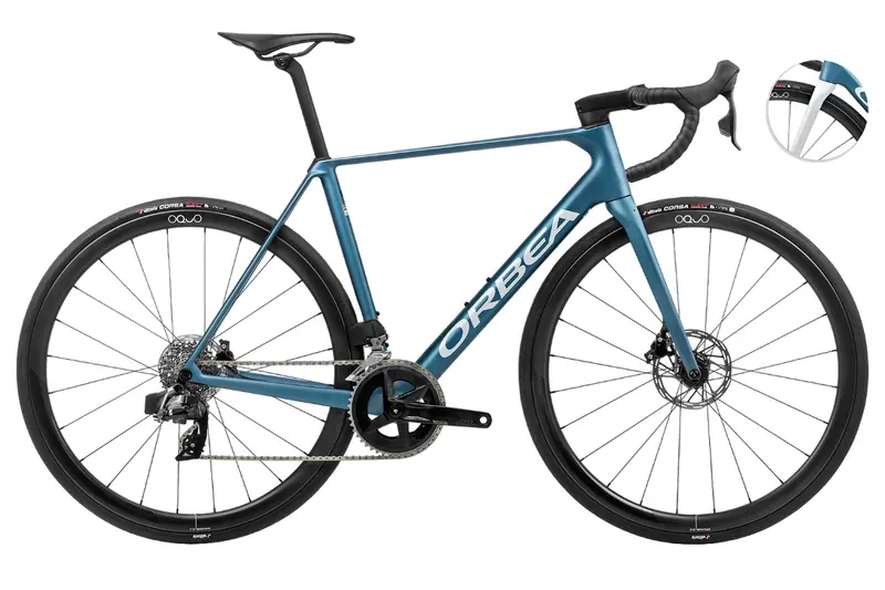 Orbea Orca M31eteam 700C - Slate Blue-Halo Silver - 2025 1
