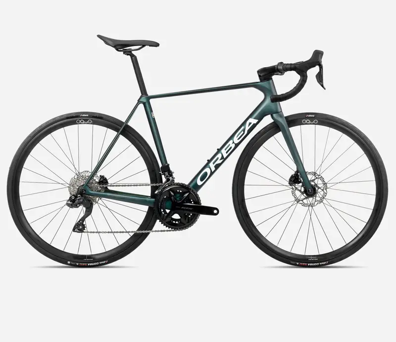 Orbea Orca M35i 700C - Escape Green-Carbon Matt View - 2026 1
