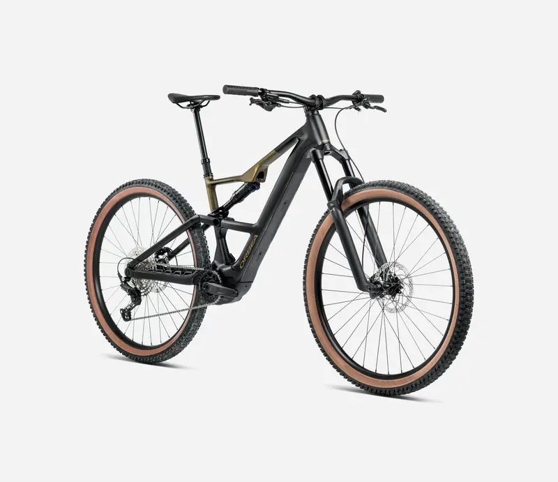 Orbea Rise Sl H30 29 20Mph - Diamond Black-Splash Olive Green - 2026 3