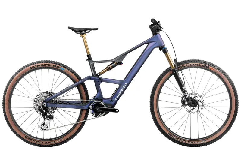 Orbea Rise Sl M10 630W 20Mph - Tanzanite Carbon View-Carbon Raw - 2025 1