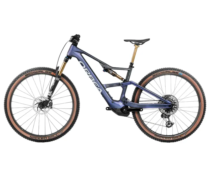 Orbea Rise Sl M10 630W 20Mph - Tanzanite Carbon View-Carbon Raw - 2025 2