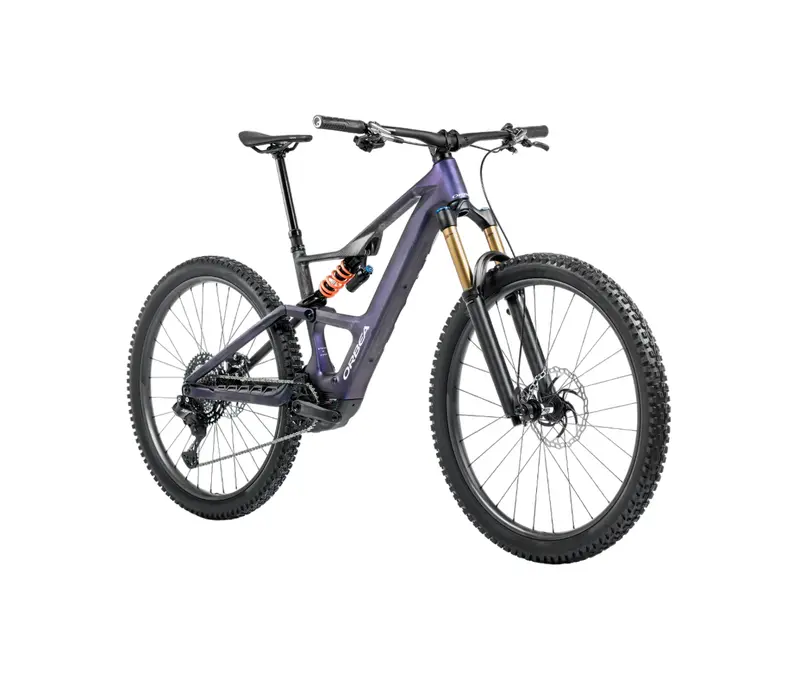 Orbea Rise Sl M10 630W 20Mph - Tanzanite Carbon View-Carbon Raw - 2025 3