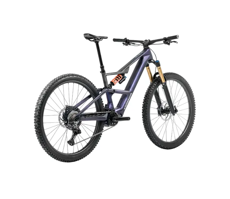 Orbea Rise Sl M10 630W 20Mph - Tanzanite Carbon View-Carbon Raw - 2025 4