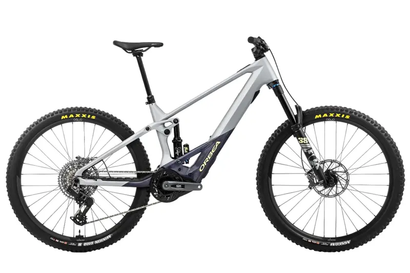 Orbea Wild M11 Axs 20Mph - Halo Silver-Tanzanite Carbon View - 2025 1