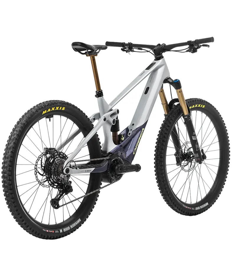Orbea Wild M11 Axs 20Mph - Halo Silver-Tanzanite Carbon View - 2025 2