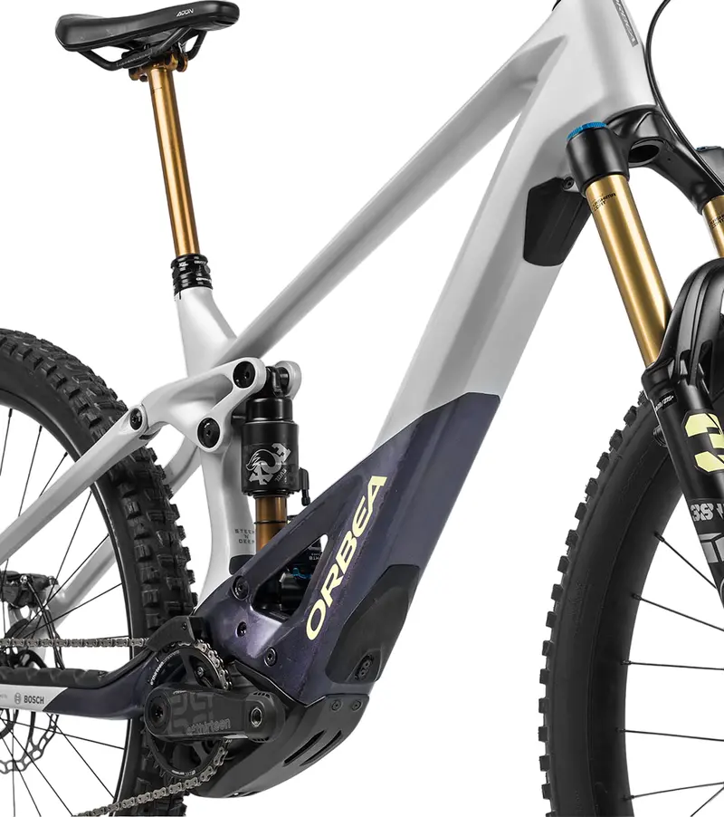 Orbea Wild M11 Axs 20Mph - Halo Silver-Tanzanite Carbon View - 2025 3