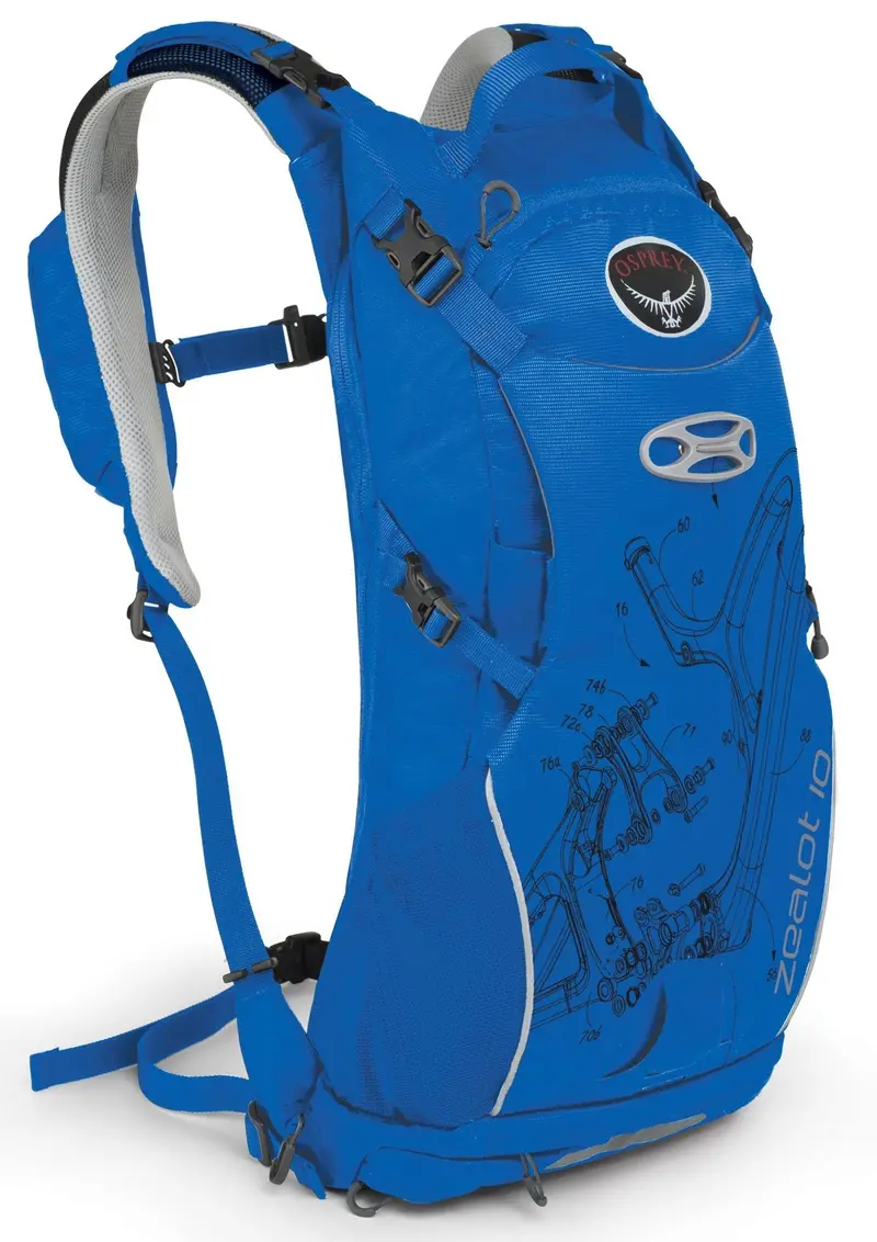 Osprey Zealot 10 Backpack - Octane Blue 1