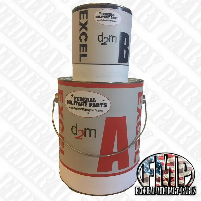 Paint Kit- Black, Woodland Camo Brown, Tan, Or Nc/383 Green - 5 Qt - Paint + Reducer - No Primer Needed For Military Vehicles 1