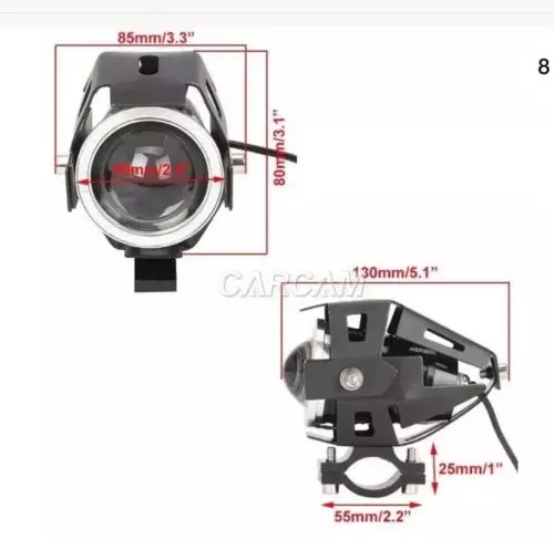 Pair - Round Interior Cab Round Lights U5 Blazer 24V Led Fits Humvee M998 Hmmwv 1