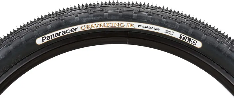 Panaracer Gravelking Sk 26" Folding Gravel Tire - Black 2
