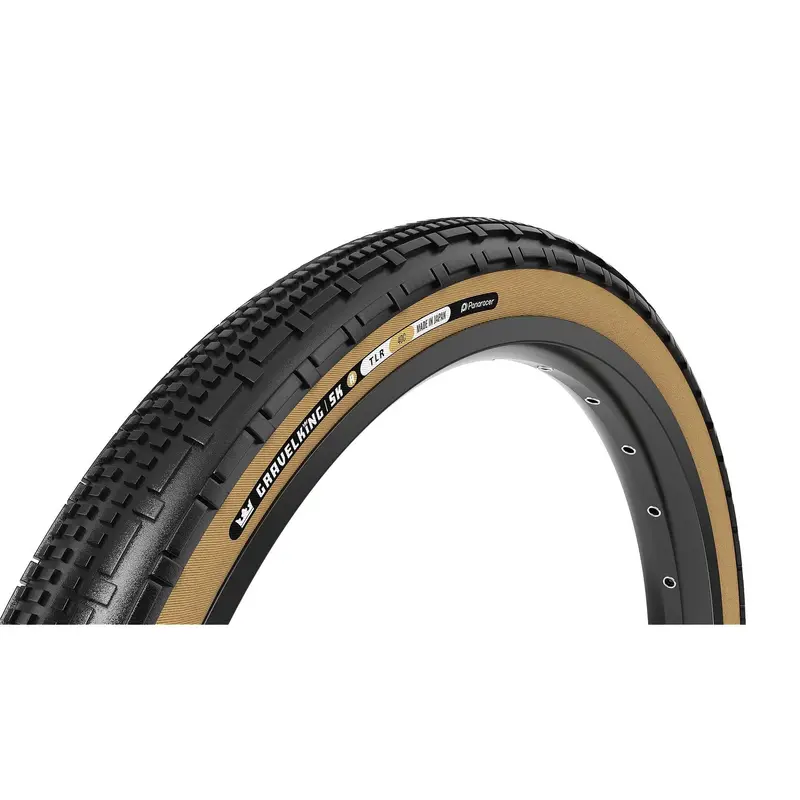 Panaracer Gravelking Sk R 700C Folding Gravel Tire - Black-Amber 1