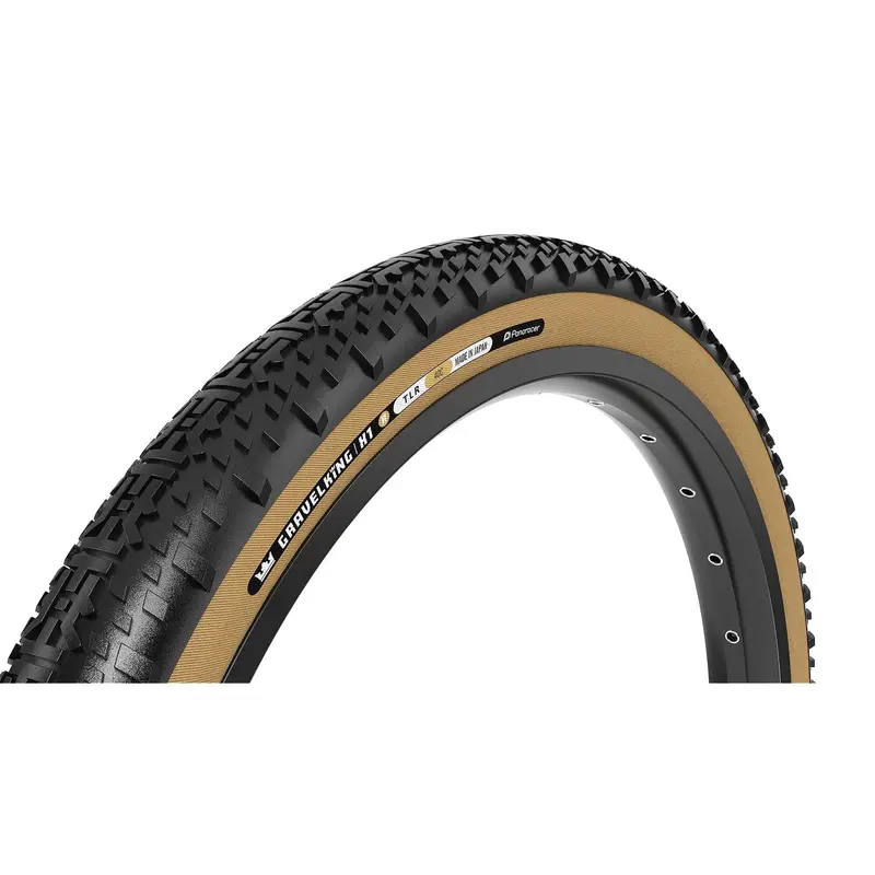 Panaracer Gravelking X1 R 700C Folding Gravel Tire - Black-Amber 1