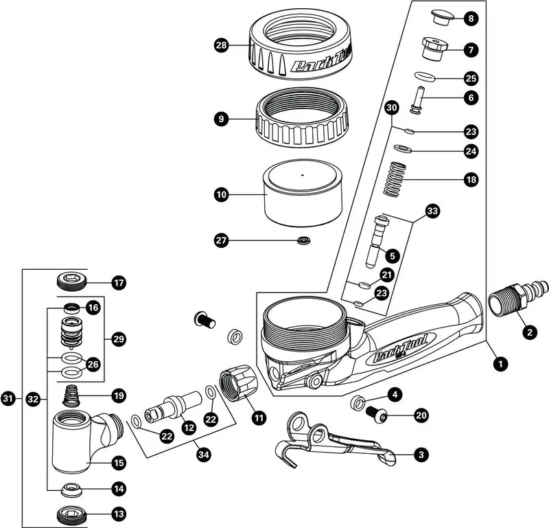 Park Tool 1581 Gauge Ring For Inf-2 Inflator 2