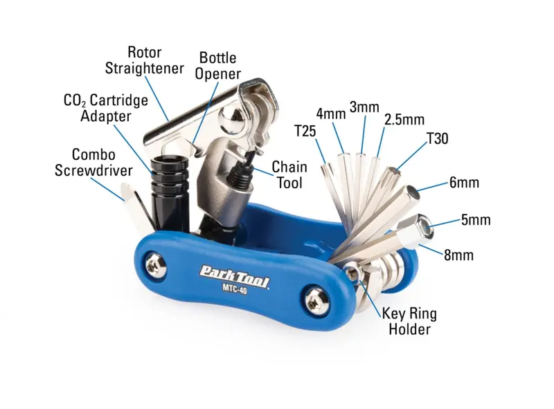 Park Tool Composite Multi Tool Mtc-40 - Blue 1