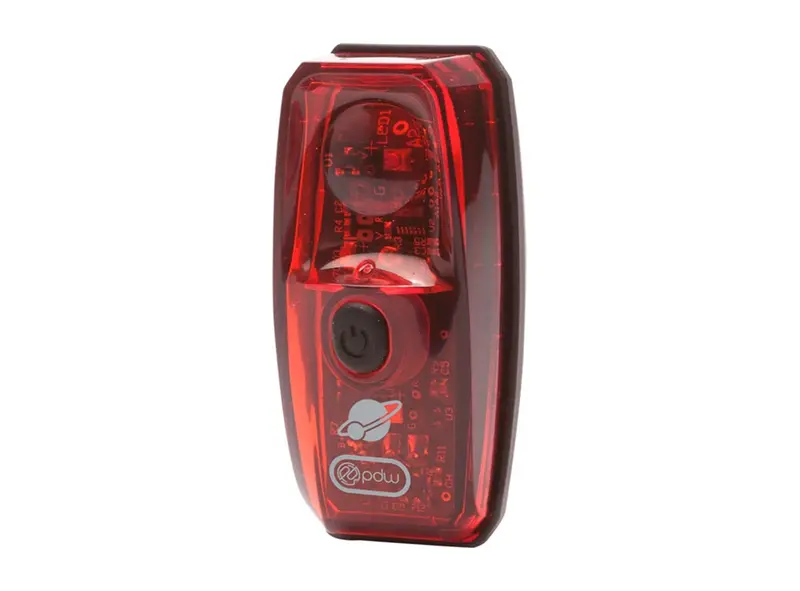 Pdw Io Usb Tail Light - Black-Red 1
