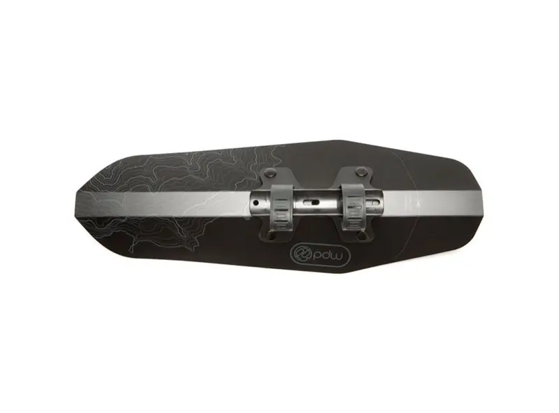 Pdw Mud Shovel 6.5" Fat Downtube Fender - Black 1