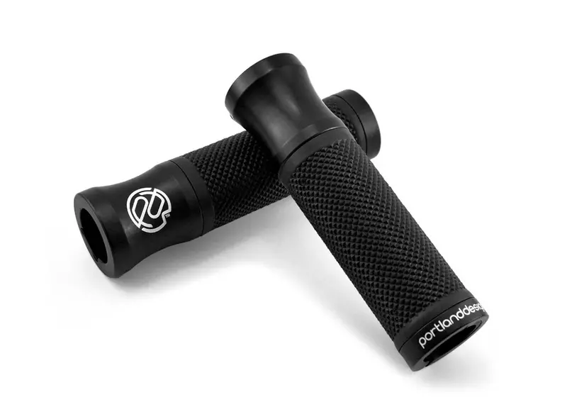 Pdw Speed Metal Lock-On Grips - Anodized Black 1