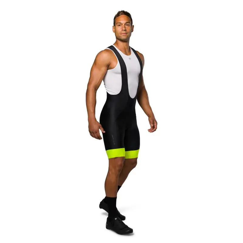 Pearl Izumi Attack Bib Short - Black-Screaming Yellow 4