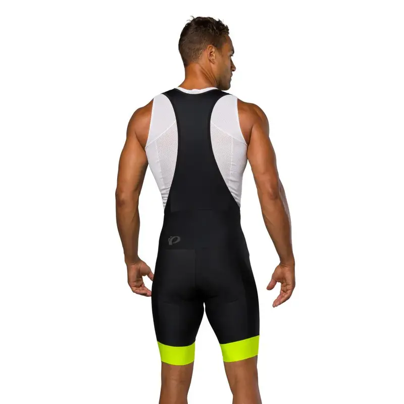 Pearl Izumi Attack Bib Short - Black-Screaming Yellow 5