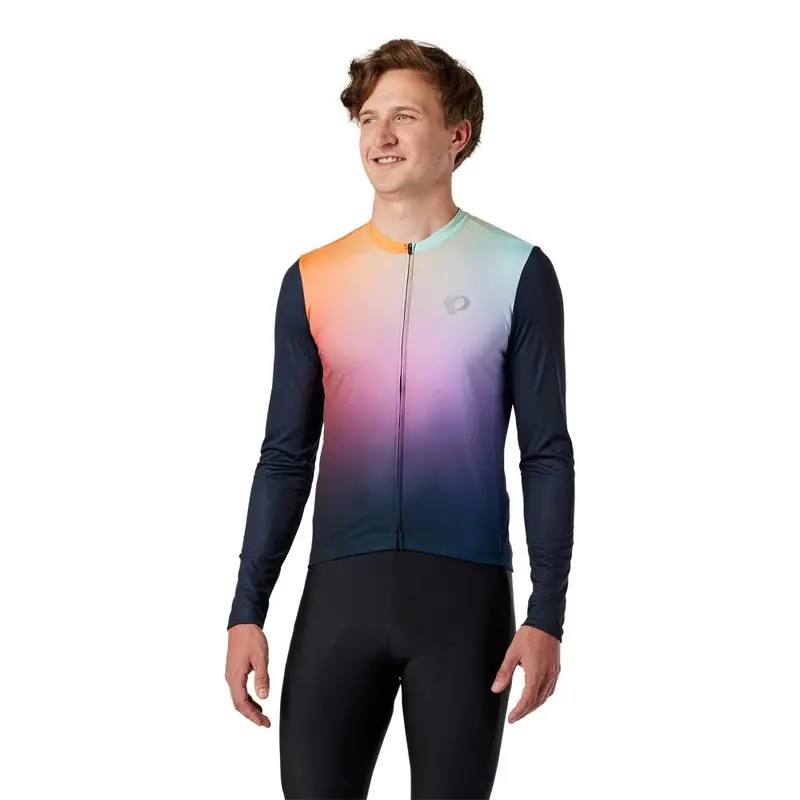 Pearl Izumi Attack Long Sleeve Road Jersey - Melon Air Dye 3