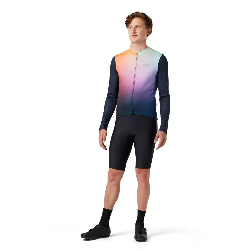 Pearl Izumi Attack Long Sleeve Road Jersey - Melon Air Dye 5