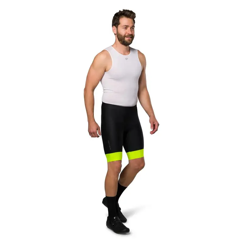 Pearl Izumi Attack Road Short - Black-Screaming Yellow 4