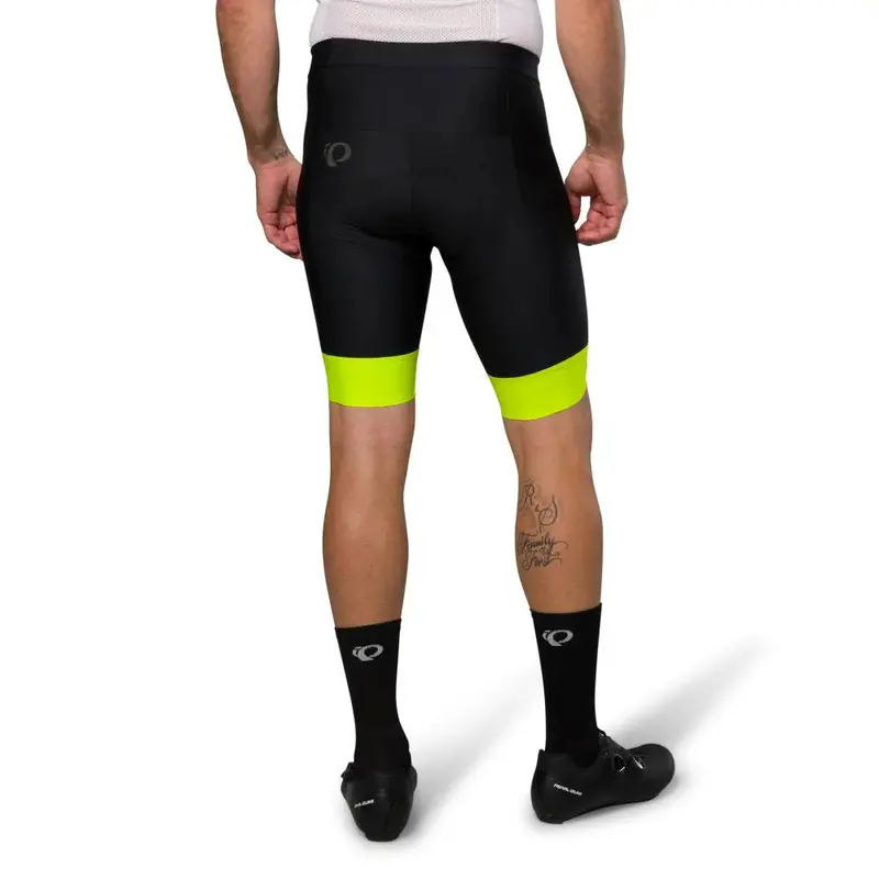 Pearl Izumi Attack Road Short - Black-Screaming Yellow 5
