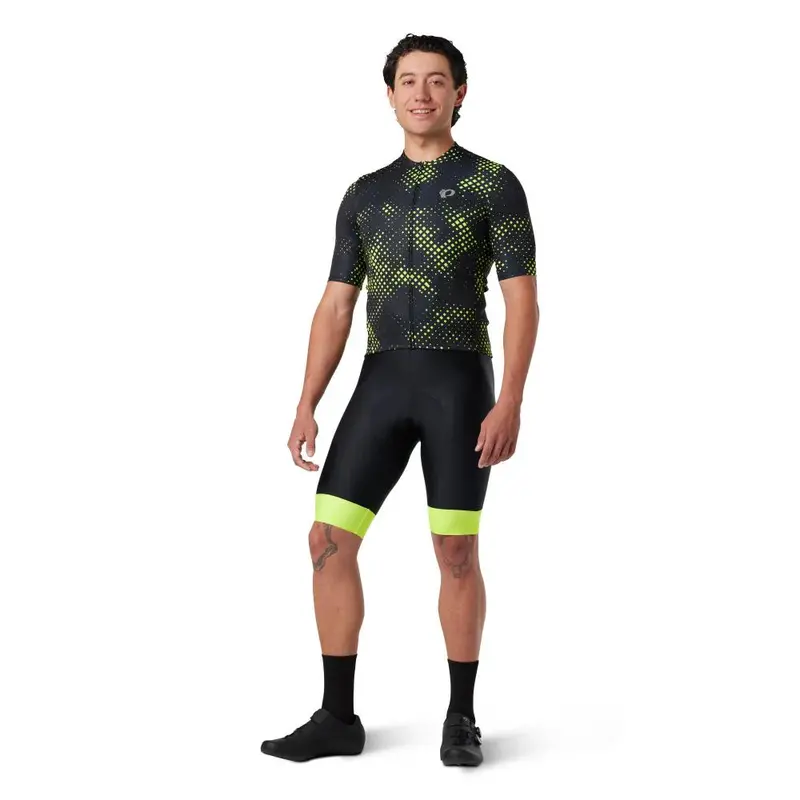Pearl Izumi Attack Short Sleeve Road Jersey - Black-Sy Bit Map 5