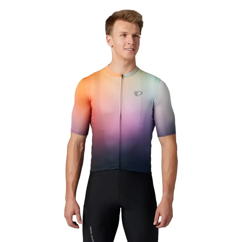 Pearl Izumi Attack Short Sleeve Road Jersey - Melon Air Dye 3